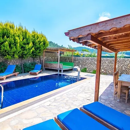 Havuzu Korunakli Jakuzili Vilă Kinali (Aegean)